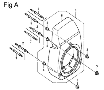 Fig-1 Diagram and Parts List for GC160A Type SHE Honda Engine