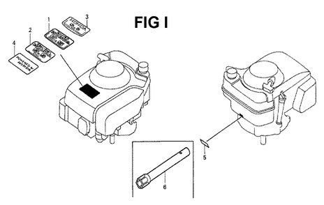 Fig-10 Diagram and Parts List for GXV160K1 Type N6 Honda Engine