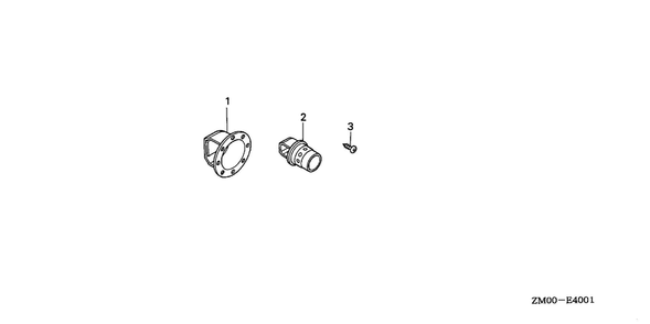 Muffler Cap Diagram and Parts List for GCV160LA1 (Type G5MF/A)(GJATA-2000001-9999999) Honda Engine
