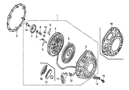 Fig-0 Diagram and Parts List for GX200UT Type VEE9 Honda Engine