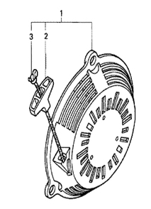 Fig-0 Diagram and Parts List for GC160A Type QHW Honda Engine