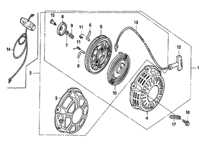 Fig-0 Diagram and Parts List for GX160K1 Type HX Honda Engine