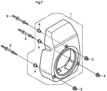 Fig-6 Diagram and Parts List for GC190A Type QHA Honda Engine