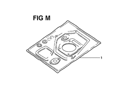 Fig-6 Diagram and Parts List for GXV140 Type A2 Honda Engine
