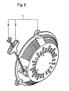 Fig-5 Diagram and Parts List for GC160A Type QHAF Honda Engine