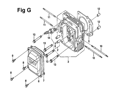 Fig-8 Diagram and Parts List for GXV160UH2 Type A1S Honda Engine