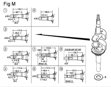 Fig-13 Diagram and Parts List for GCV160A Type S3H Honda Engine