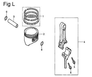 Fig-12 Diagram and Parts List for GC160 Type VHE Honda Engine
