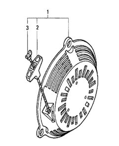 Fig-0 Diagram and Parts List for GC160 Type QHE5 Honda Engine