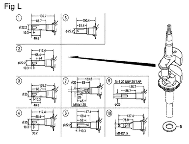 Fig-12 Diagram and Parts List for GCV160LA0 Type SBT Honda Engine