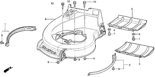 Part Location Diagram of 76118-959-000 Honda Shield, Safety (Not Available)
