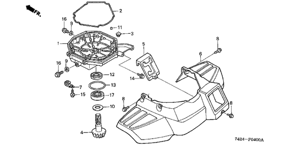 Part Location Diagram of 90481-705-000 Honda Washer (10.5Mm)