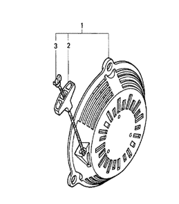 Fig-0 Diagram and Parts List for GC135 Type PHU Honda Engine