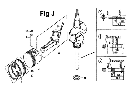 Fig-3 Diagram and Parts List for GXV160UA1 Type A1AS Honda Engine