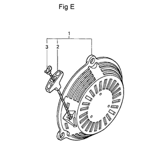 Fig-5 Diagram and Parts List for GS160LA Type QHAF Honda Engine