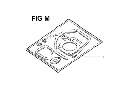 Fig-5 Diagram and Parts List for GXV160 Type N1 Honda Engine