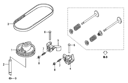 Fig-0 Diagram and Parts List for GCV160LE Type A7H1 Honda Engine