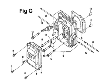 Fig-8 Diagram and Parts List for GXV160UH2 Type A1T Honda Engine