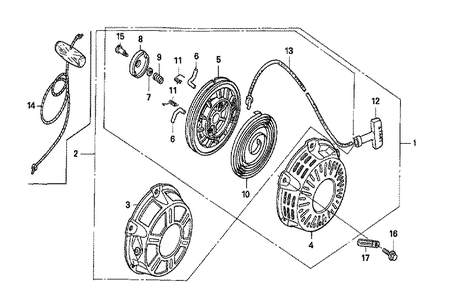Fig-0 Diagram and Parts List for GX160K1 Type QXM1 Honda Engine