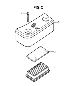 Fig-12 Diagram and Parts List for GXV140 Type A1K Honda Engine