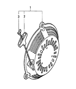 Fig-0 Diagram and Parts List for GC135 Type PHD Honda Engine