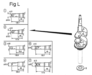 Fig-12 Diagram and Parts List for GSV190A Type N2U Honda Engine