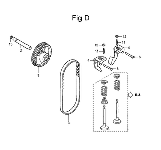 Fig-4 Diagram and Parts List for GC160 Type QHA Honda Engine