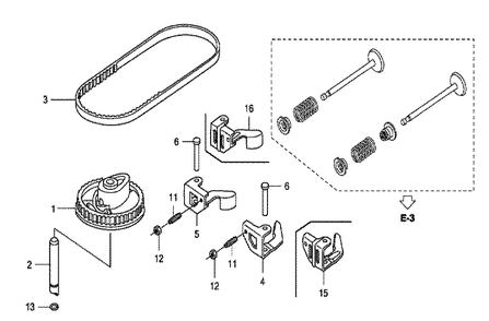 Fig-0 Diagram and Parts List for GCV160LE Type A4A9A Honda Engine