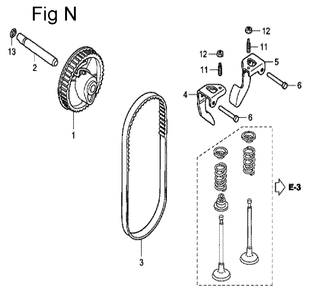 Fig-14 Diagram and Parts List for GC160A Type QHEA Honda Engine
