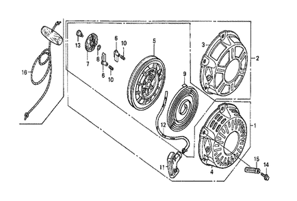 Fig-0 Diagram and Parts List for GX160K1 (RSK)(86-9099999) Honda Engine