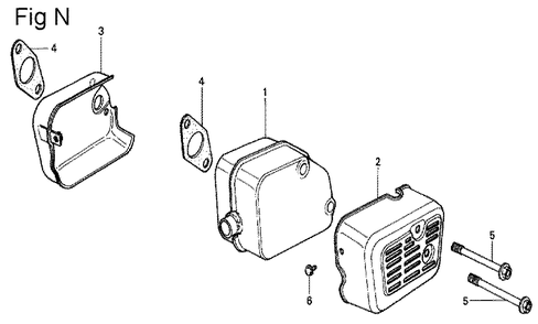 Fig-14 Diagram and Parts List for GV150K1 Type SMA Honda Engine