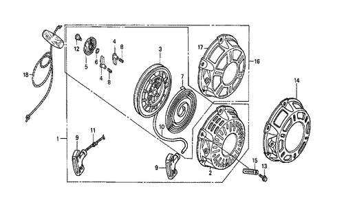 Fig-0 Diagram and Parts List for GX160K1 (SDS)(20-8669999) Honda Engine