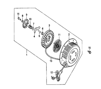 Fig-0 Diagram and Parts List for GX240 Type Q2 Honda Engine