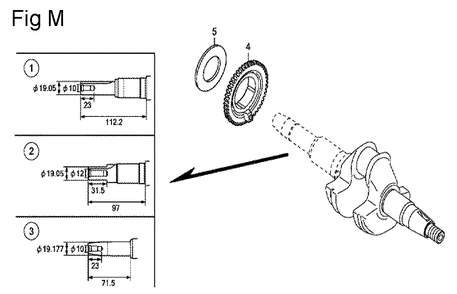 Fig-13 Diagram and Parts List for GC190LA Type QHC Honda Engine