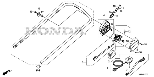 Part Location Diagram of 35100-VL0-W01 Honda Switch Assembly, Moment
