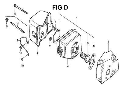 Fig-1 Diagram and Parts List for GXV140 Type A2 Honda Engine
