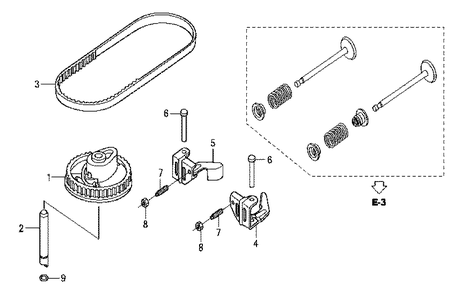 Fig-0 Diagram and Parts List for GCV160LA Type S3H Honda Engine