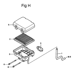 Fig-8 Diagram and Parts List for GC160 Type QHA Honda Engine