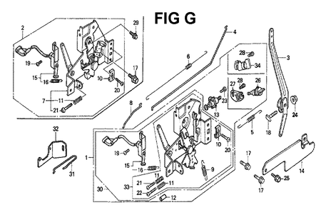 Fig-12 Diagram and Parts List for GXV140 Type N2 Honda Engine