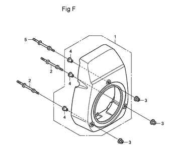 Fig-6 Diagram and Parts List for GC190A Type DHAF Honda Engine