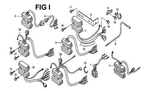 Fig-10 Diagram and Parts List for GXV530 Type DXA2 Honda Engine