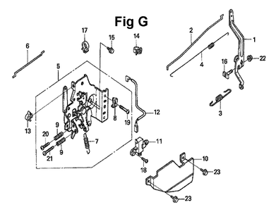 Fig-11 Diagram and Parts List for GXV160UA1 Type A12 Honda Engine
