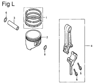 Fig-12 Diagram and Parts List for GS190A Type QBU Honda Engine