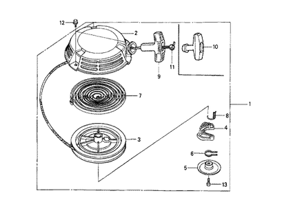 Fig-0 Diagram and Parts List for GXV120 Type N2T Honda Engine