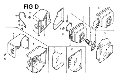 Fig-13 Diagram and Parts List for GXV160 Type N4 Honda Engine