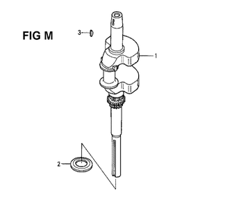 Fig-13 Diagram and Parts List for GXV530 Type JXA3A Honda Engine