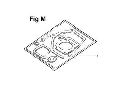 Fig-12 Diagram and Parts List for GXV140 Type N2 Honda Engine