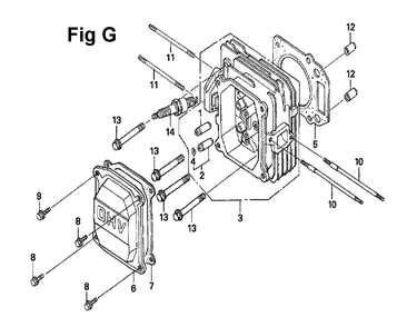Fig-9 Diagram and Parts List for GXV160UH2 Type N1 Honda Engine