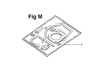 Fig-13 Diagram and Parts List for GXV160 Type A1 Honda Engine
