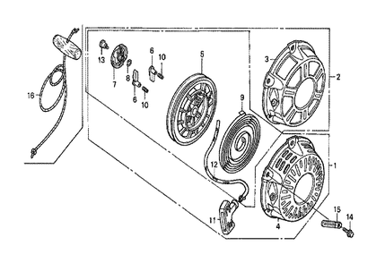 Fig-0 Diagram and Parts List for GX160K1 (VED)(86-9099999) Honda Engine